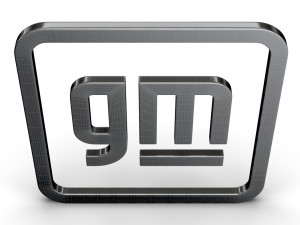 GM logo Modelo 3D