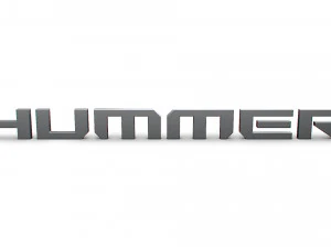 Hummer logo 3D Model