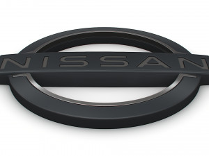 Nissan logo Model 3D