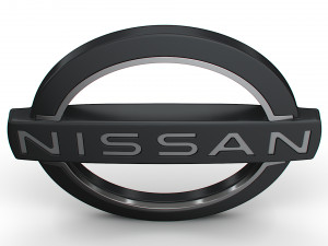 Nissan logo Model 3D