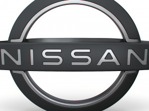 Nissan logo Model 3D