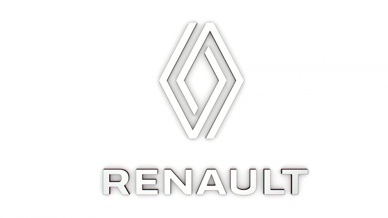 Renault logo Modello 3D in Parti di auto 3DExport