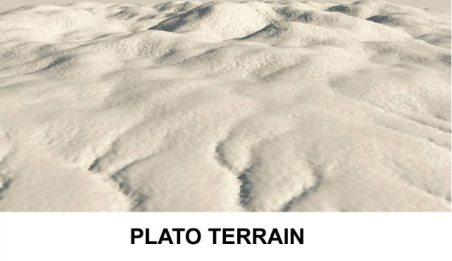 3d terrain plato Model 3D .c4d .max .obj .3ds .fbx .stl .blend 