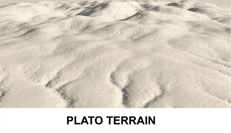 3d terrain plato 3D Model .c4d .max .obj .3ds .fbx .stl .blend 