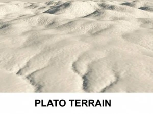 3d terrain plato 3D Model