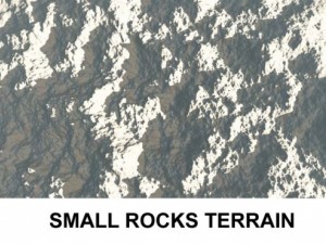 3d terrain small rocks 3D Model
