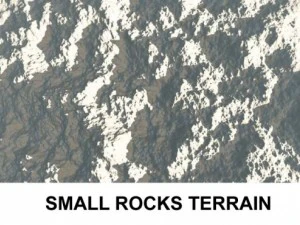 3d terrain small rocks 3D Model