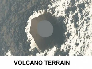 3d terrain volcano 3D Model