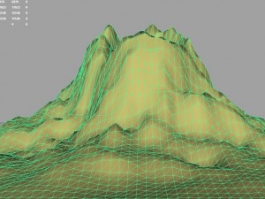 3d terrain volcano 3D Модель