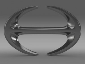 hino logo 3D-Modell