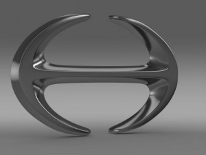 hino logo 3D-Modell