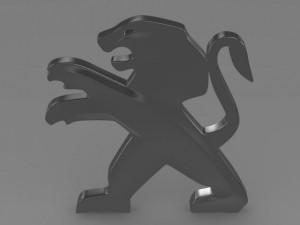 peugeot logo 3D Model