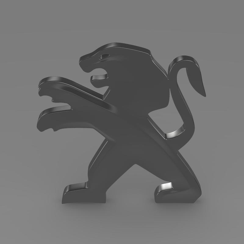 Peugeot Logo 3d Model In Parts Of Auto 3dexport