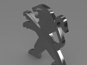 peugeot logo 3D Model