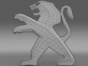 peugeot logo 3D Model