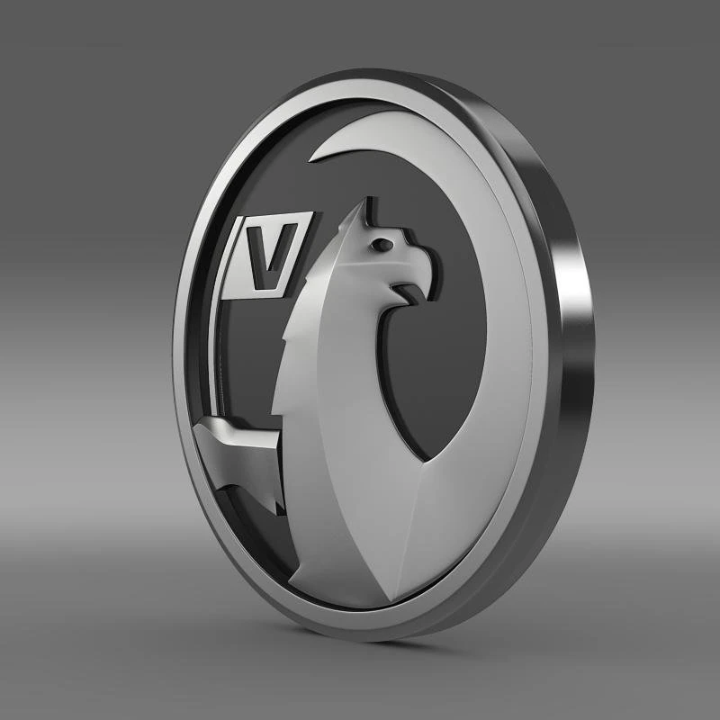vauxhall logo 3D Model .c4d .max .obj .3ds .fbx .stl .blend 