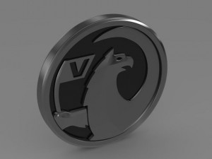 vauxhall logo Modelo 3D