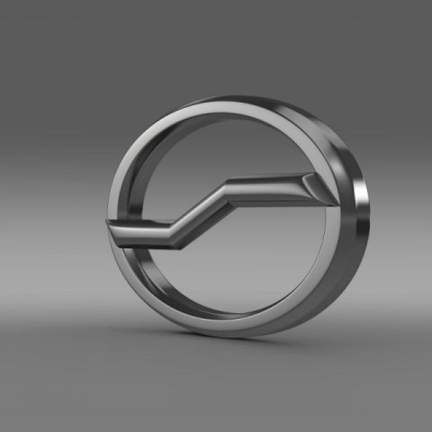 zxauto 3d logo 3D Model in Parts of auto 3DExport