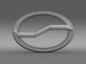 zxauto 3d logo Model 3D