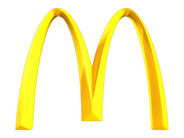 mcdonalds 3d logo Modelo 3D .c4d .max .obj .3ds .fbx .stl .blend 