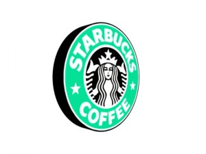 starbucks 3d logo Modello 3D
