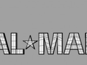 walmart 3d logo Model 3D