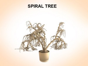 spiral tree Modelo 3D