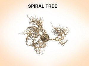 spiral tree Modelo 3D