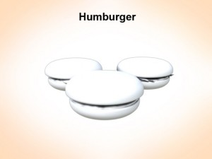 humburger 3D 모델