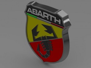 abarth logo Modelo 3D