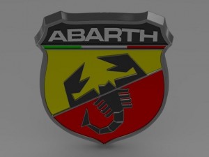 abarth logo Modelo 3D