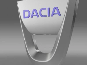 logotipo da dacia Modelo 3D