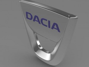 dacia logo Modelo 3D