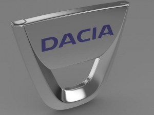 dacia logo Modelo 3D