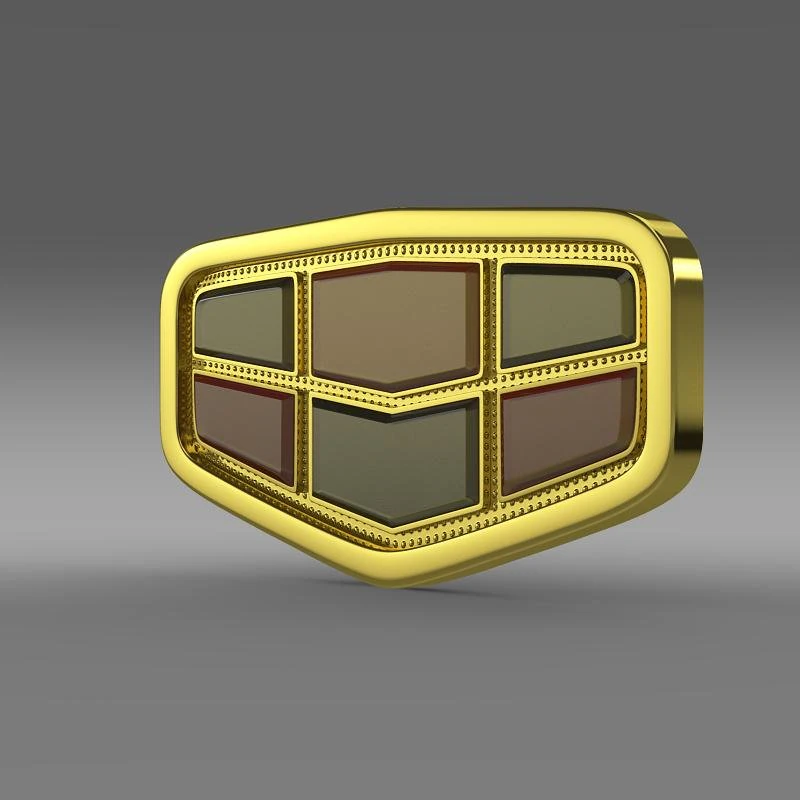 emgrand logo 3D Model .c4d .max .obj .3ds .fbx .stl .blend 