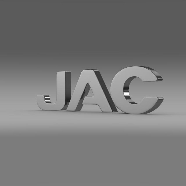 jac logo 3D मॉडल .c4d .max .obj .3ds .fbx .stl .blend