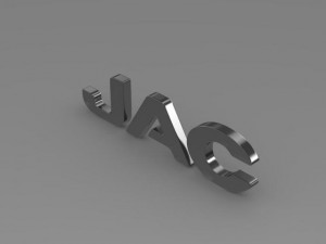 jac logo 3D मॉडल