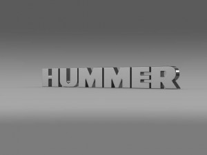 hummer logo 3D Model