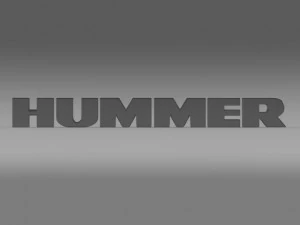 logotipo de hummer Modelo 3D