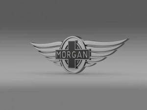 logotipo de morgan Modelo 3D