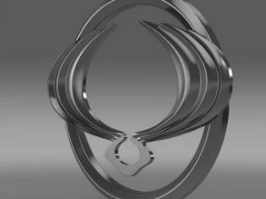 双竜のロゴ 3Dモデル