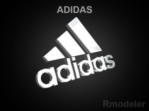 adidas 3d logo 3D Model