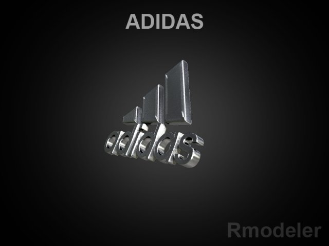 Adidas 3d logo top