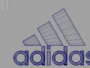 adidas 3d logo 3D Model