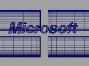microsoft logo 3D Model