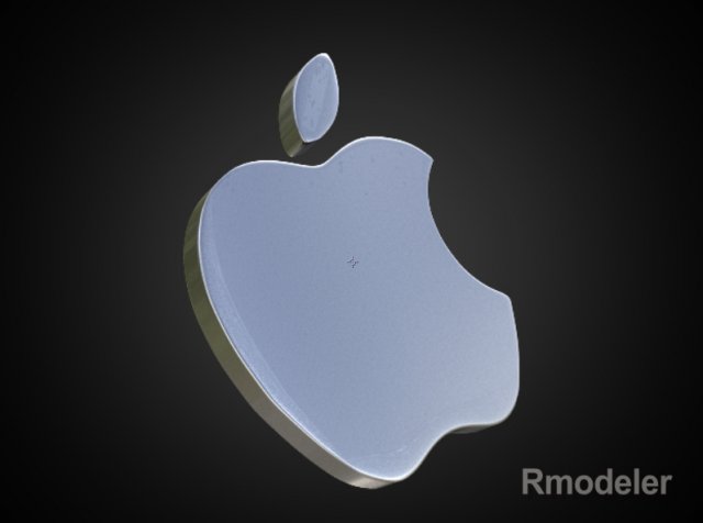 apple 3d logo Modelo 3D .c4d .max .obj .3ds .fbx .stl .blend 