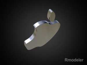 apple 3d logo Modelo 3D