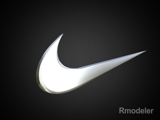 Nike Swoosh 3D model 3D printable