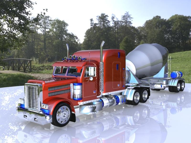 Concrete Mixer 3d Model In Suv 3dexport