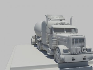 concrete mixer Modelo 3D